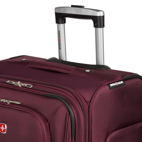SwissGear Sion Softside Expandable Roller Luggage, Teal, 3 Piece Set (21/25/29)