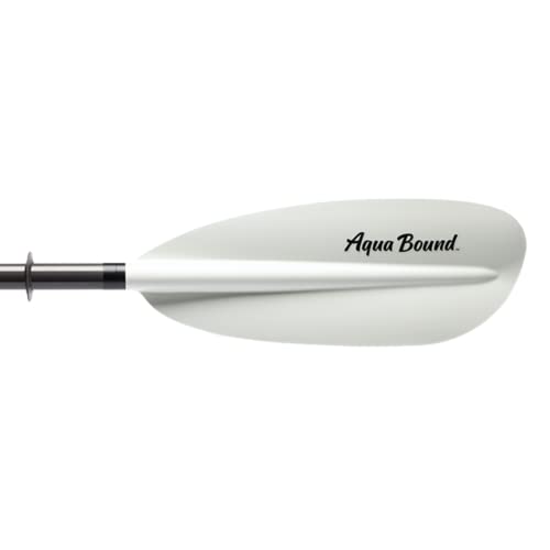 AQUA BOUND Sting Ray Hybrid Kayak Paddle - Carbon Shaft/Composite Blade