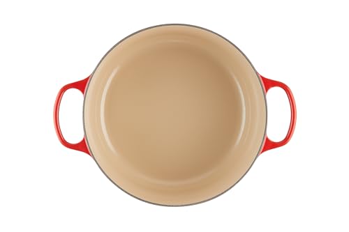 Le Creuset Enameled Cast Iron Signature Round Dutch Oven, 5.5 qt., Cerise