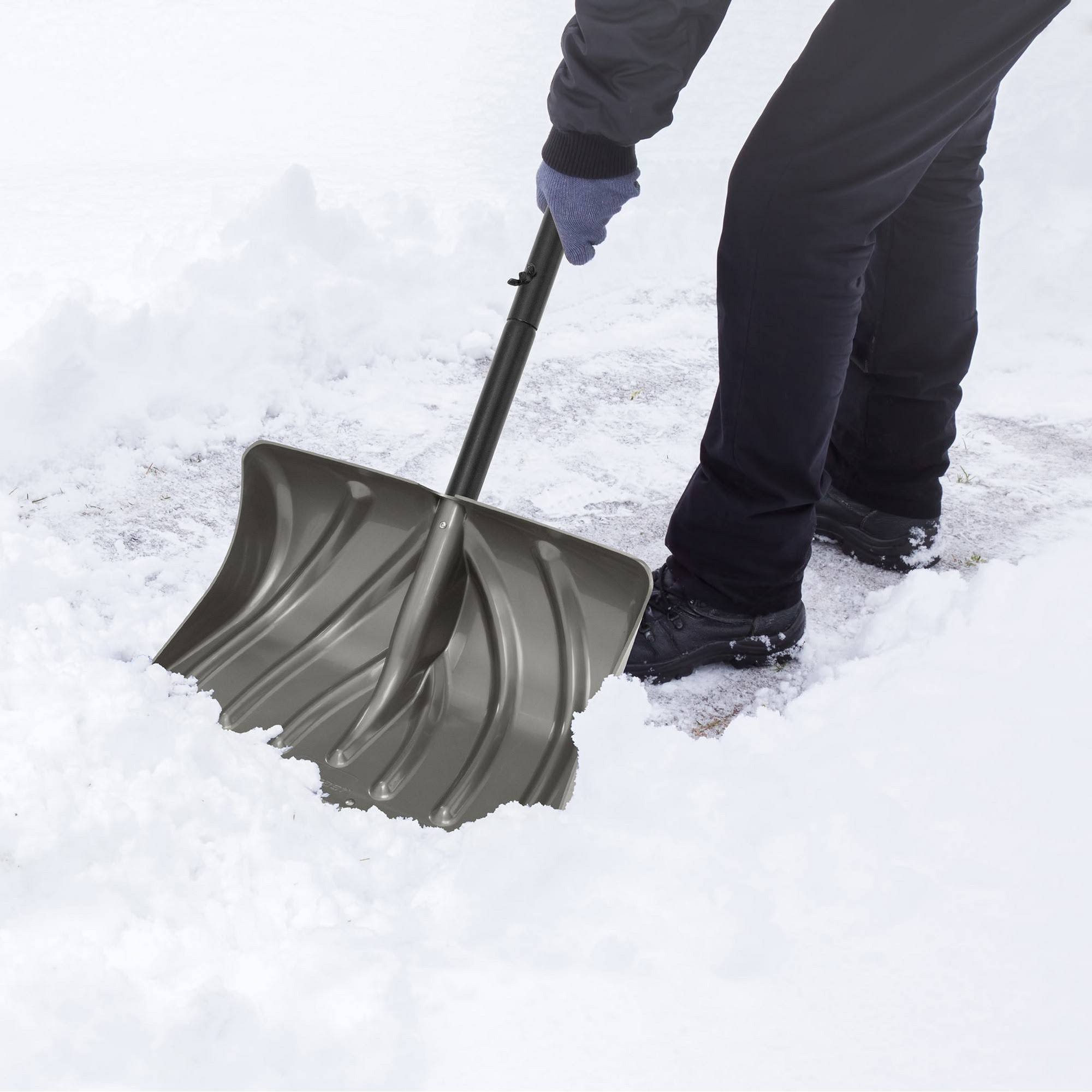 Suncast SC2700KDD Snow Shovel, Grey, Black