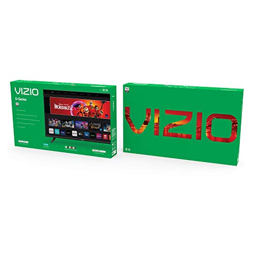 VIZIO 24-inch D-Series - Smart TV with Full HD 1080p, Apple AirPlay & Chromecast Built-in (D24f-G1, 2020) (Renewed)