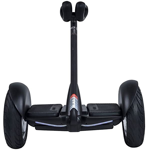 Segway Ninebot S and S-Max Smart Self-Balancing Electric Scooter with LED Light, Powerful and Portable, Compatible with Gokart kit Ninebot S, Black