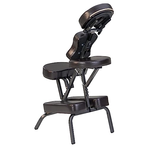 Master Massage Bedford Massage Chair Full Body Portable- Lightweight Massage Chair with Carrying Case-Tattoo Chair Height Adjustable Folding Massage