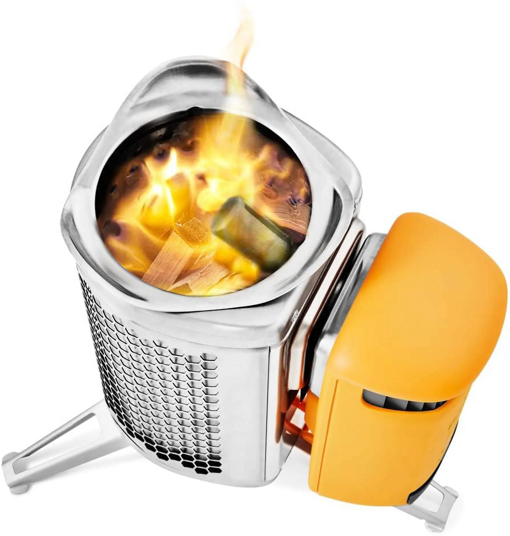 BioLite - CampStove 2 + - Silver and Yellow - CSC0200 - Radiant Selections