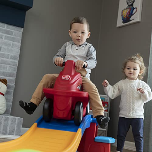 Step2 Up & Down Roller Coaster Toy for Kids, Ride On Push Car, Indoor/Outdoor Playset, Toddlers Ages 2 - 5 years old, Compact Storage
