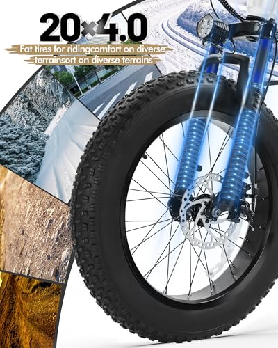 Racer Fat tire Electric Bike for Adults - 28MPH Mountain Ebike with Peak 1200W Brushless Motor, 499Wh Removable Battery