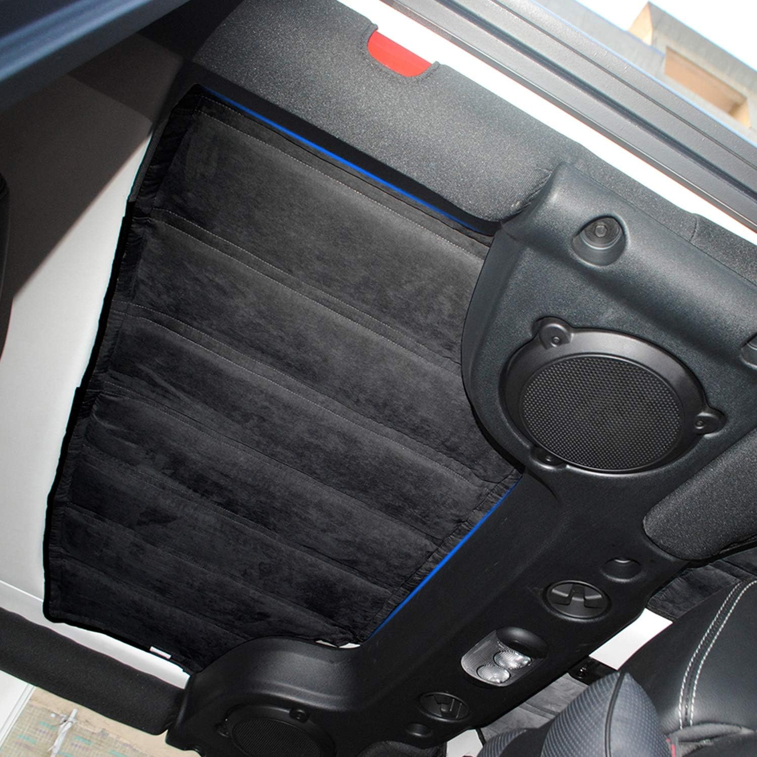 RT-TCZ For Jeep Wrangler JK Headliner Hardtop Heat Insulation Kit 4 Door Rear Window Ceiling Roof Insulation Cotton Kit Car Styling Accessories for