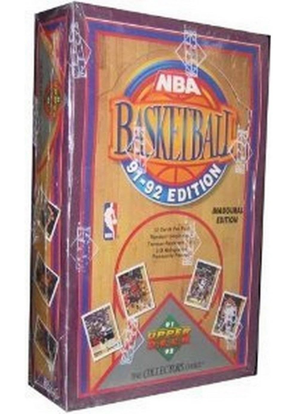 91-92 Upper Deck Basketball Factory Sealed Box Inaugural Edition