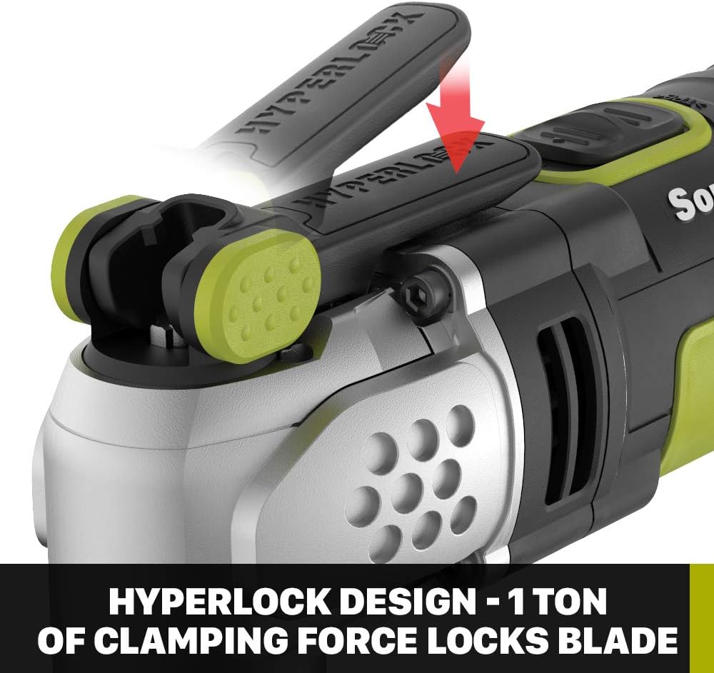 Rockwell RK5142K 4.0 Amp Sonicrafter F50 Oscillating Multi-Tool, with Variable Speed, Hyperlock Clamping, Vibrafree Technology