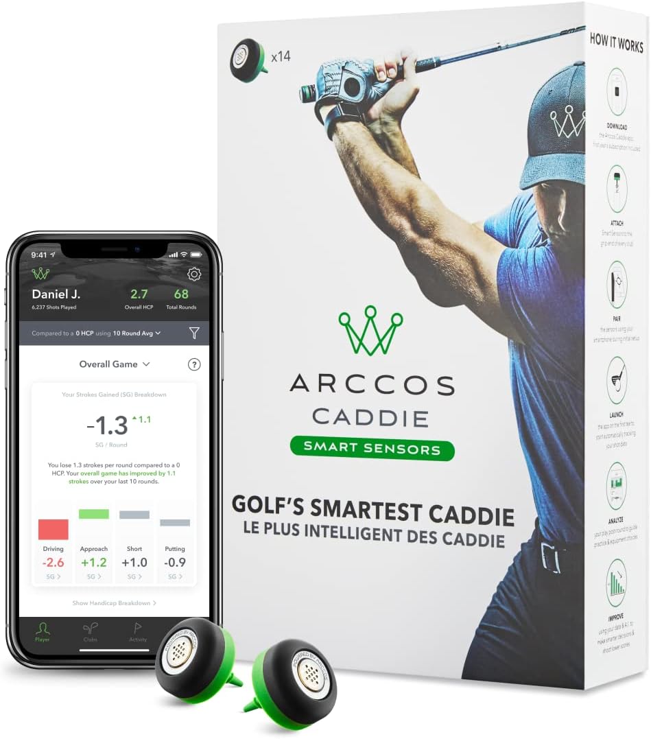 Arccos Caddie Bundle: Smart Sensors + Link