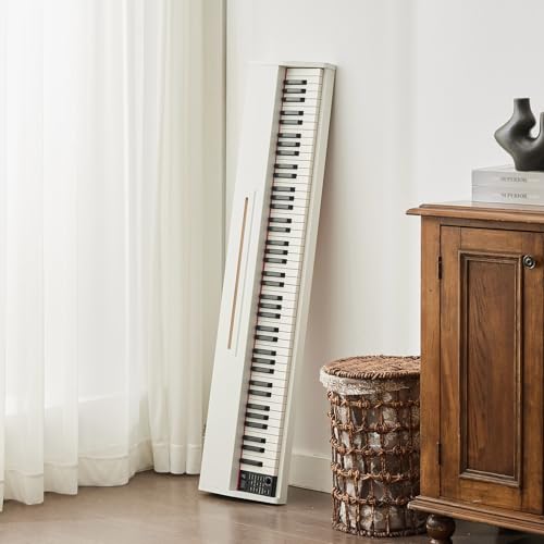 MUSTAR 88 Key Piano Keyboard for Beginners, Semi Weighted Electric Piano Keyboard 88 Keys, Portable Digital Piano 88 Key Weighted with 3-Pedal Unit