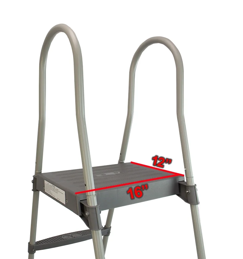 Evajoy 14' x 7' x 48" Rectangle Metal Frame Above Ground Swimming Pool