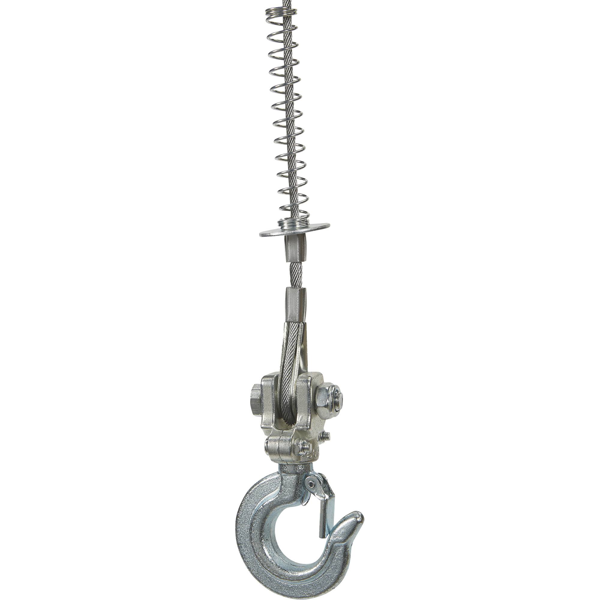 Strongway Electric Cable Hoist - 550-Lb. Single Line Capacity, 1100-Lb. Double Line Capacity, 38ft./19ft. Lift