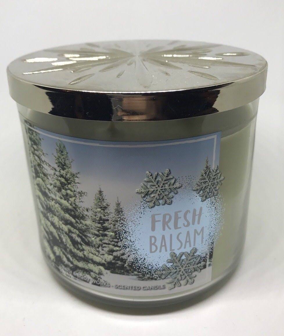 Bath u0026 Body Works Fresh Balsam 3-Wick Candle