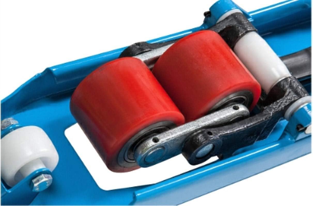 Narrow Fork Pallet Jack Truck M25N Hand Pallet Jack Manual Pallet Truck Narrow Fork 48"L x 21"W, 5500 lb Capacity
