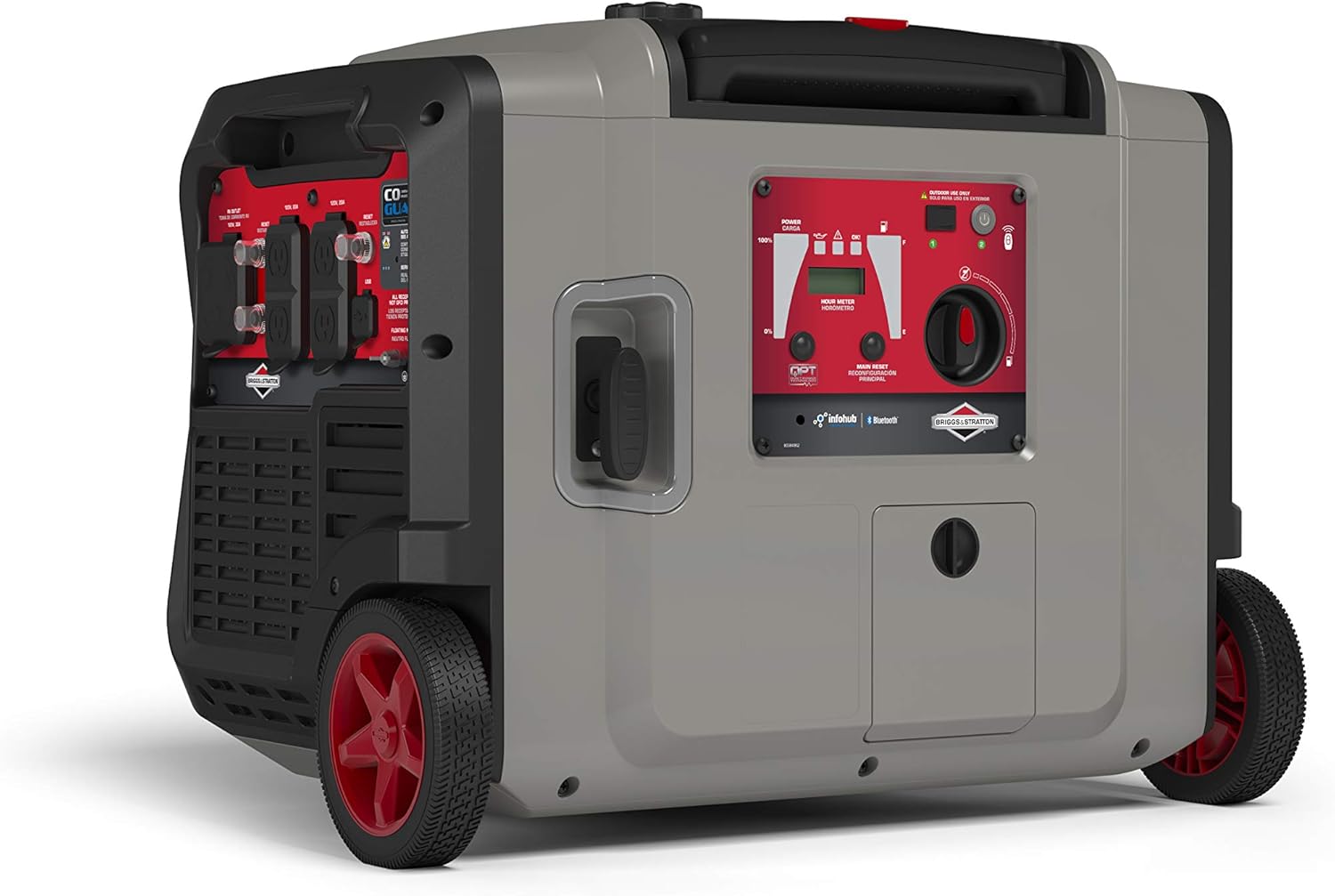 Briggs & Stratton P4500 Portable (030836) Generators, 4500-Watt, Gray/Red