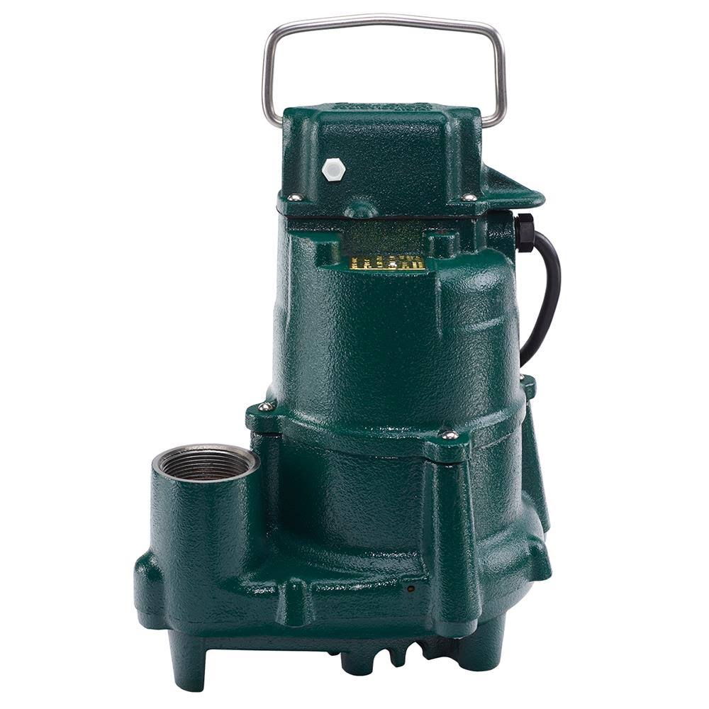 Zoeller N98 - 1/2 HP Cast Iron Submersible Sump Pump (Non-Automatic)