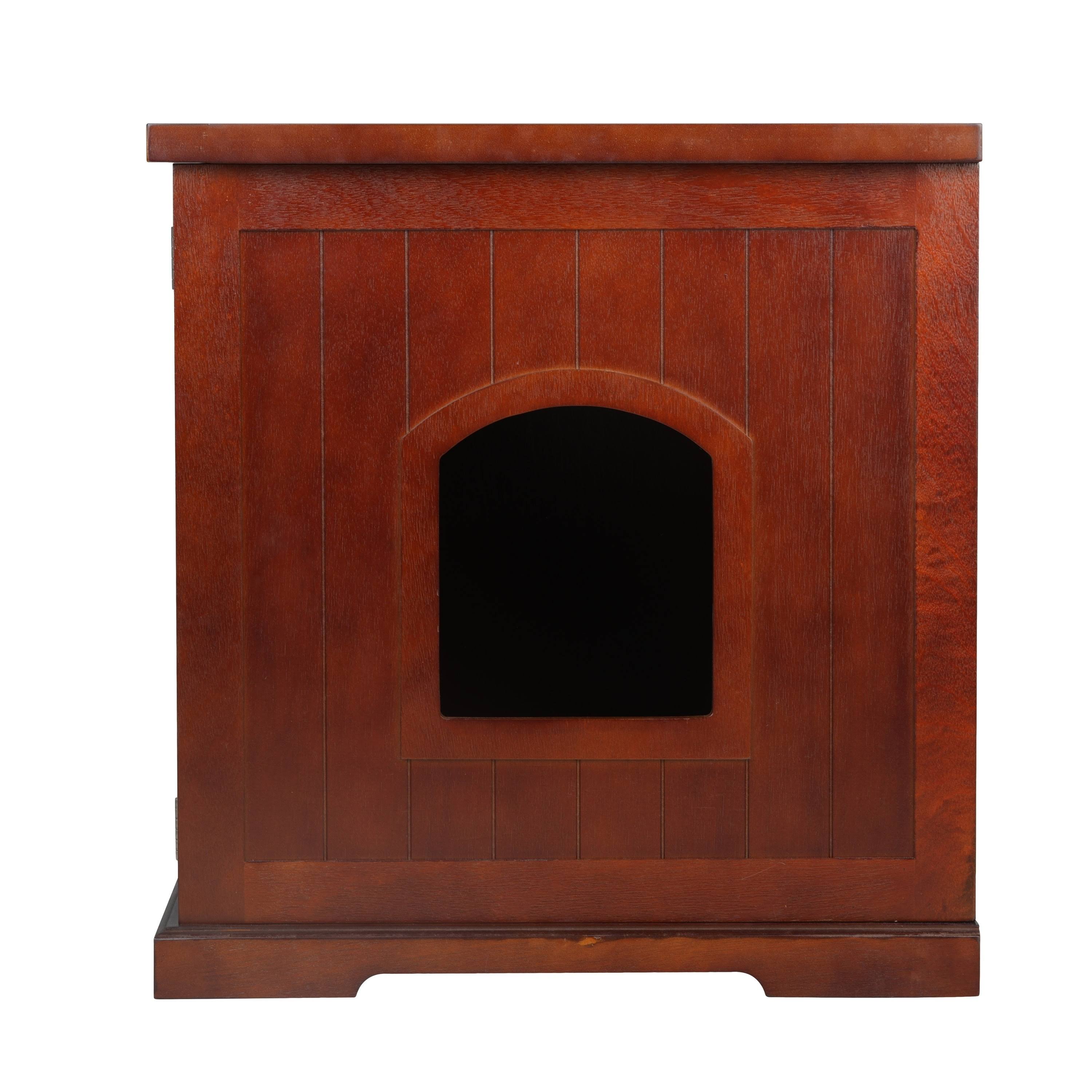Cat Washroom Bench Walnut