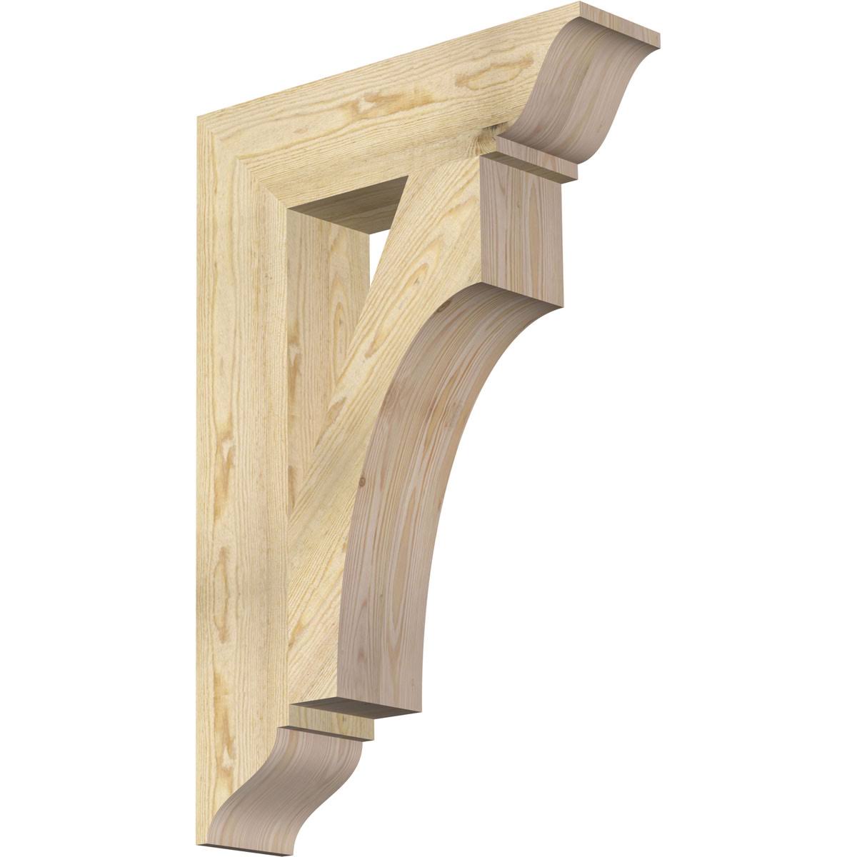 6x22W x 24x22D x 36x22H Westlake Traditional Rough Sawn BRACKET, Douglas Fir