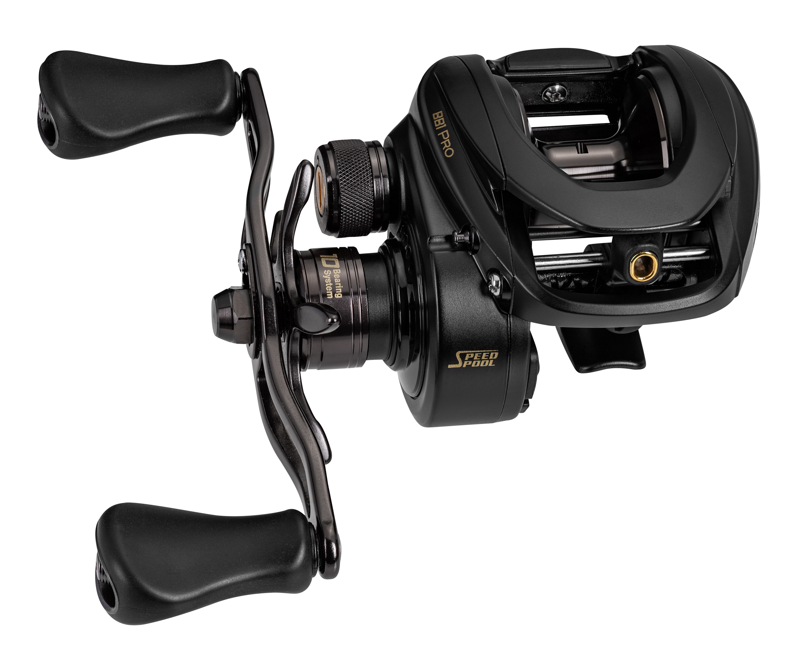Lew's BB1 Pro Baitcast Fishing Reel, Right-Hand Retrieve, 8.3:1 Gear Ratio, 10 Bearing System with Stainless Steel Double Shielded Ball Bearings