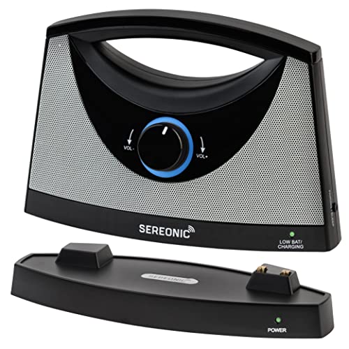 SEREONIC Portable Wireless TV Speakers for Smart TV - Ideal for TV Watching Without The Blaring Volume