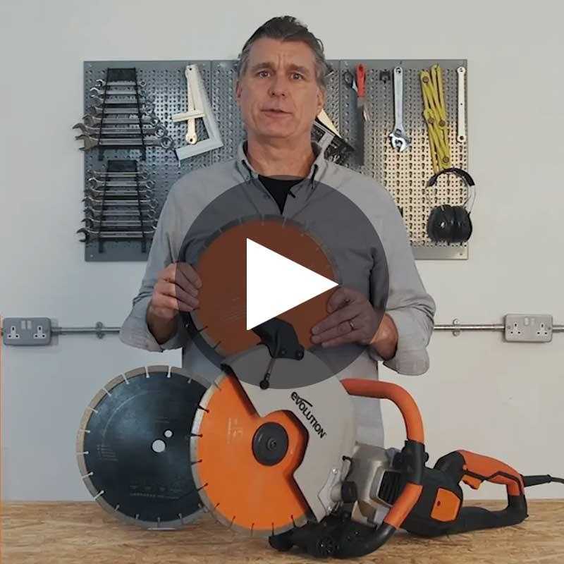 Evolution 12 in. Electric Concrete Cut-Off Saw - Shop Hardware Tools Online Store