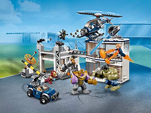 LEGO Marvel Avengers Compound Battle 76131 Building Set Includes Toy Car, Helicopter, and Popular Avengers Characters Iron Man