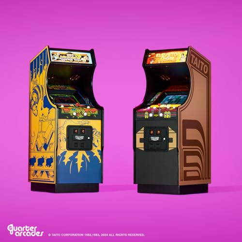 Numskull Quarter Arcades Teenage Mutant Ninja Turtles Collector's Edition Mini Arcade - 1/4 Scale Authentic Wooden Replica, Original ROM