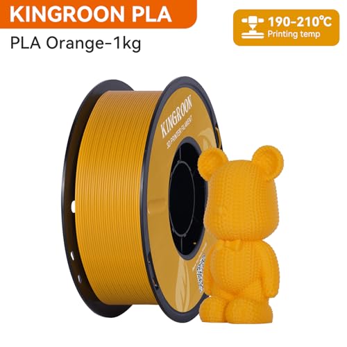 Kingroon PLA 3D Printer Filament, 12Rolls, Dimensional Accuracy +/- 0.03 mm, 12kg Spool(26.4lbs)