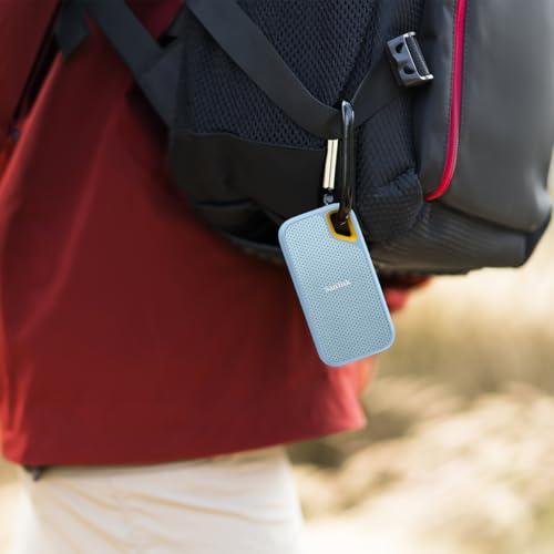 SanDisk 2TB Extreme Portable SSD - Up to 1050MB/s, USB-C, USB 3.2 Gen 2, IP65 Water and Dust Resistance, Updated Firmware