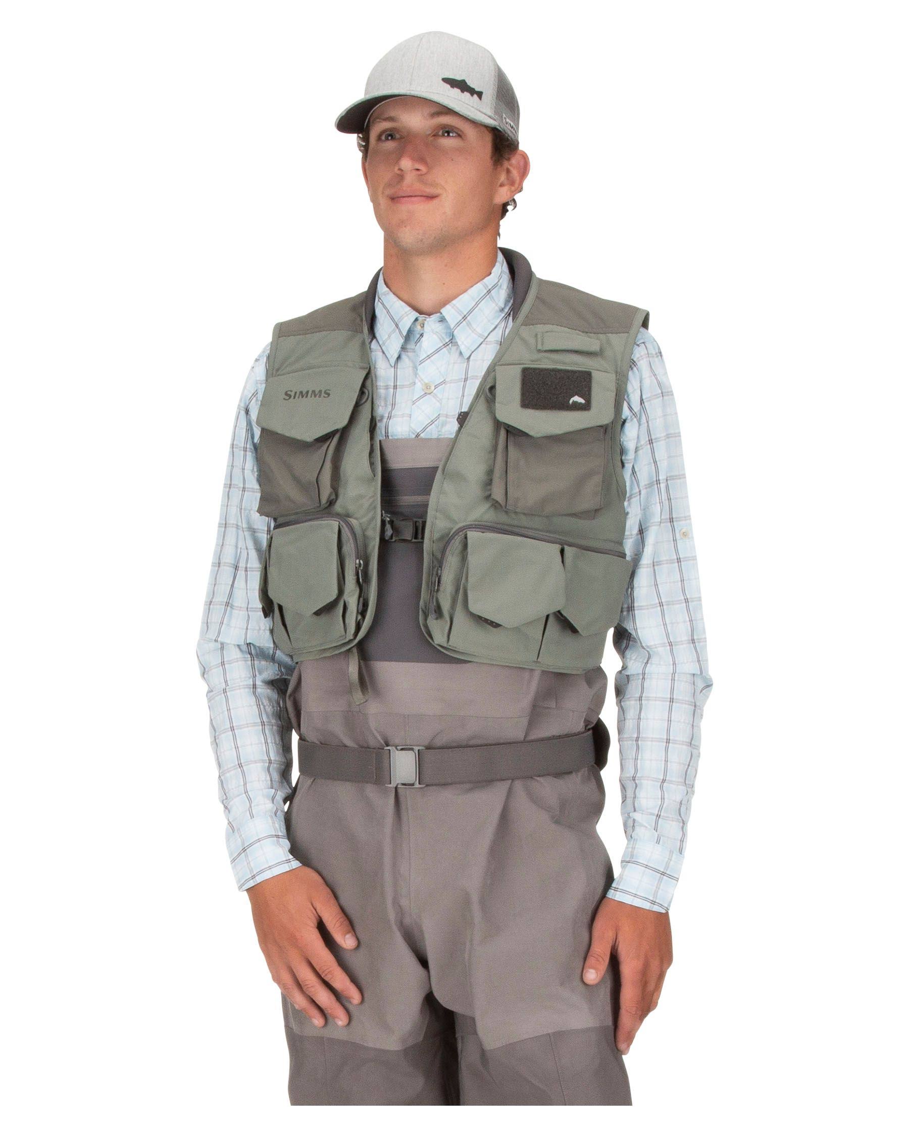 Simms Freestone Vest - Hex Camo Loden - L