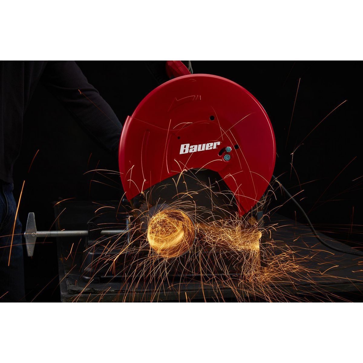 BAUER 15 Amp, 3.8 HP, 14 in.  Abrasive Cut-Off Saw