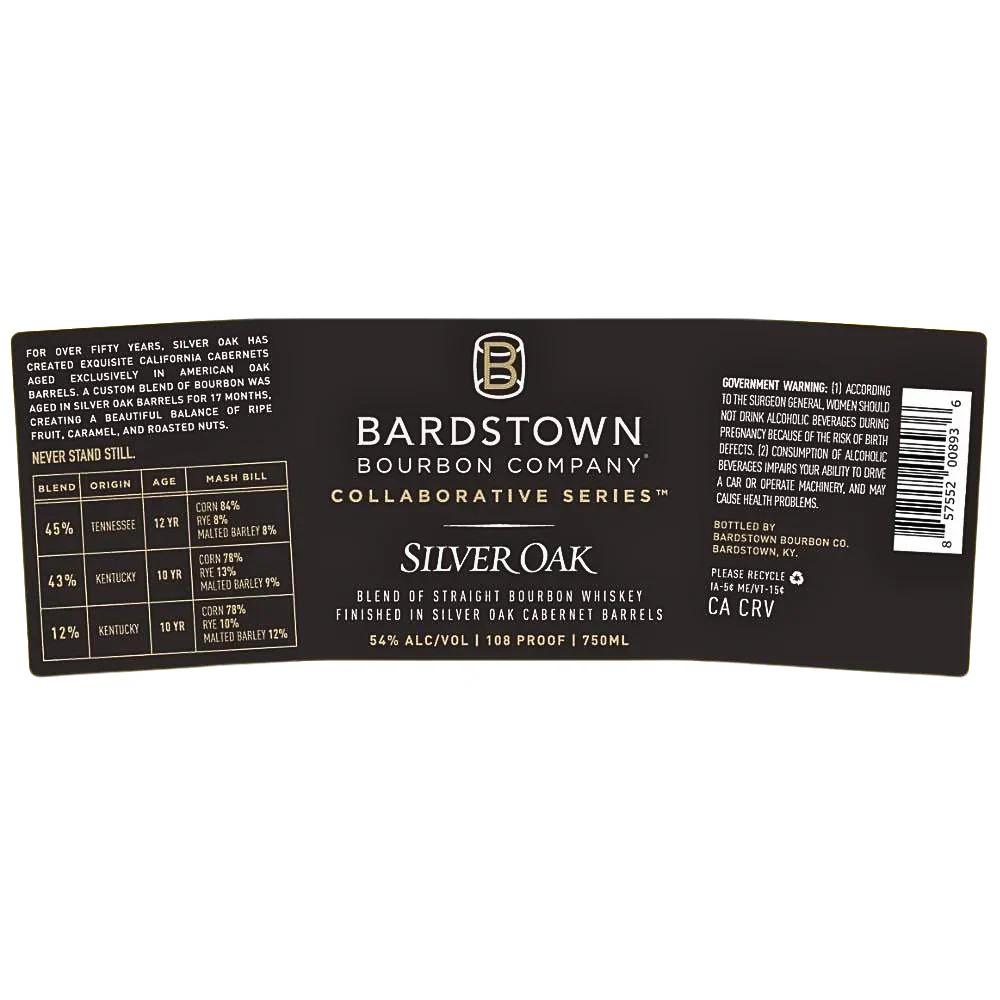 Bardstown Bourbon Company Collaborative Series Silver Oak - Nestor Liquor
