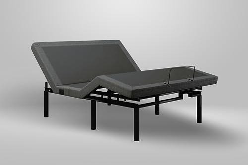 iDealBed 5i Custom Adjustable Bed Base, Wall Hugger, Massage, Zero-Gravity, Dual USB Charger, One Touch Comfort, Programmable Memory, Night Light