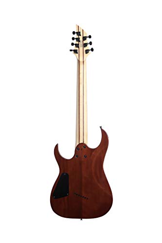 IYV 7 String ISFF7U-450 Fanfret Electric Guitar Trans Green, Right
