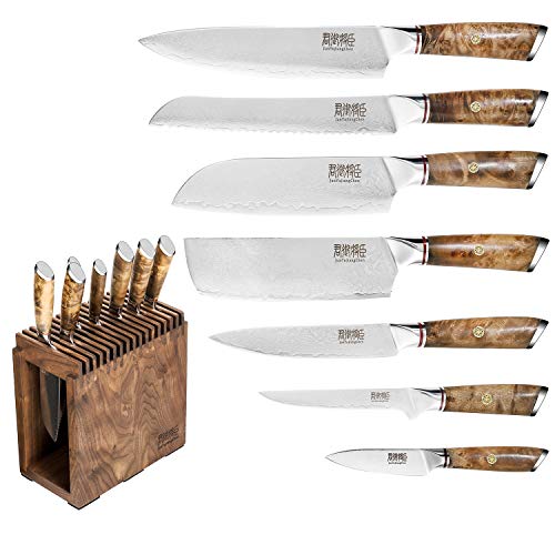 Knife Set Block - 8 Piece Chefs Knife Set