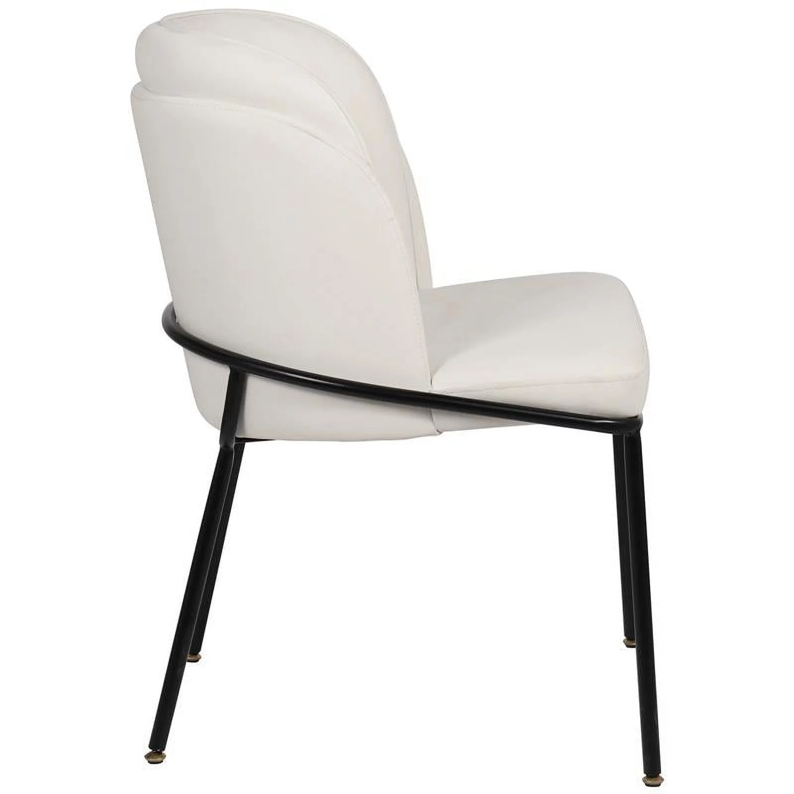 Meridian Furniture Jagger White Vegan Leather Dining Chair