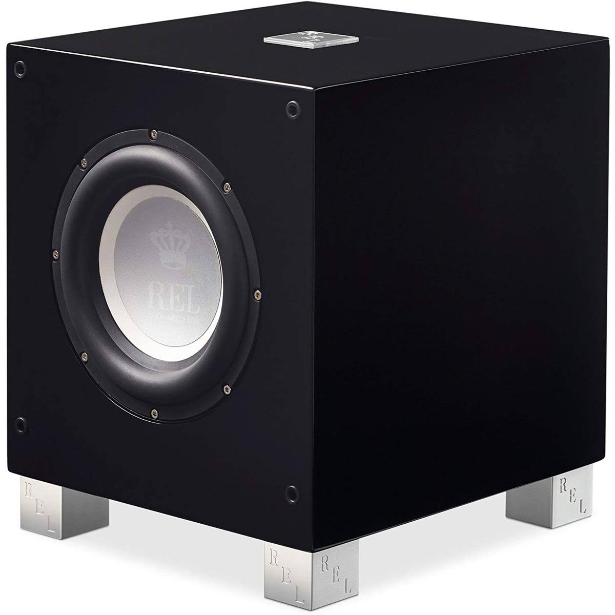 Rel Acoustics T/7i 8x22 200 Watt Home Subwoofer, Black