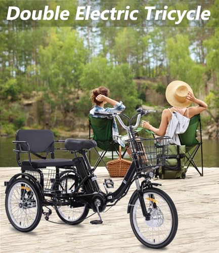 Adult Electric Tricycle Adult Tricycle 3 Wheel Bikes Adults Electric Three Wheel Bike - Radiant Selections