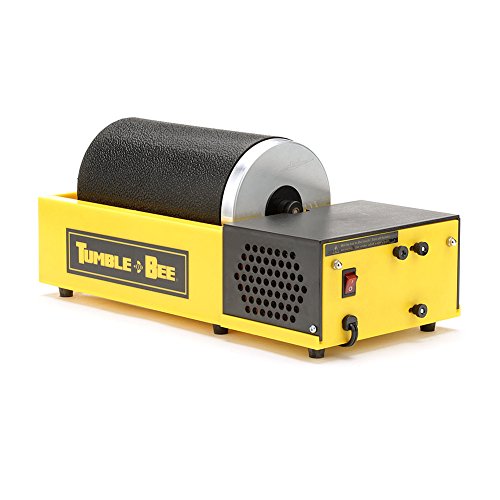 Rock Tumbler - Rotary Rock Tumbler for Polishing Stones, Rocks, Glass and Metals - Polishing Tool for Adults & Kids, Model TB-22, 2X2LB Barrel