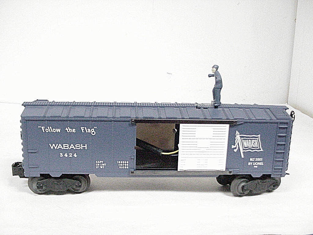 Lionel O Scale Operating Brakeman #3424 Box Car NO. 6-26770