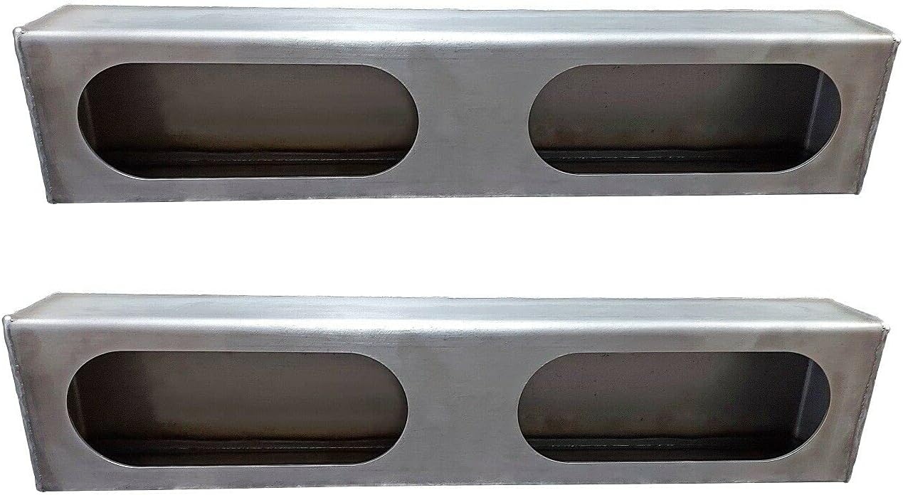 Light Box, Double 6 Oval, SET of (2), Steel, for Truck or Trailer, Star Fabrication, 1044 Pack of 2