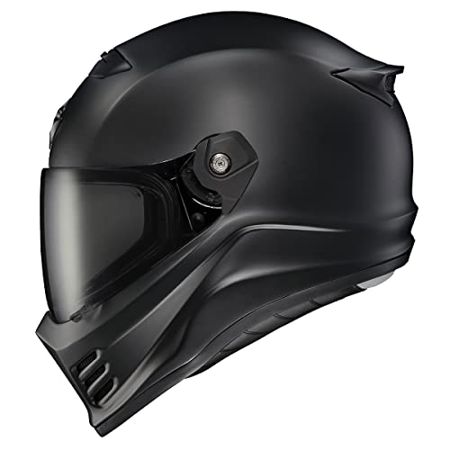 ScorpionEXO Covert FX Full Face Adult Motorcycle Helmet Street Fighter Style with Bluetooth Ready Speaker Pockets DOT ECE 22.06 Approved Unisex