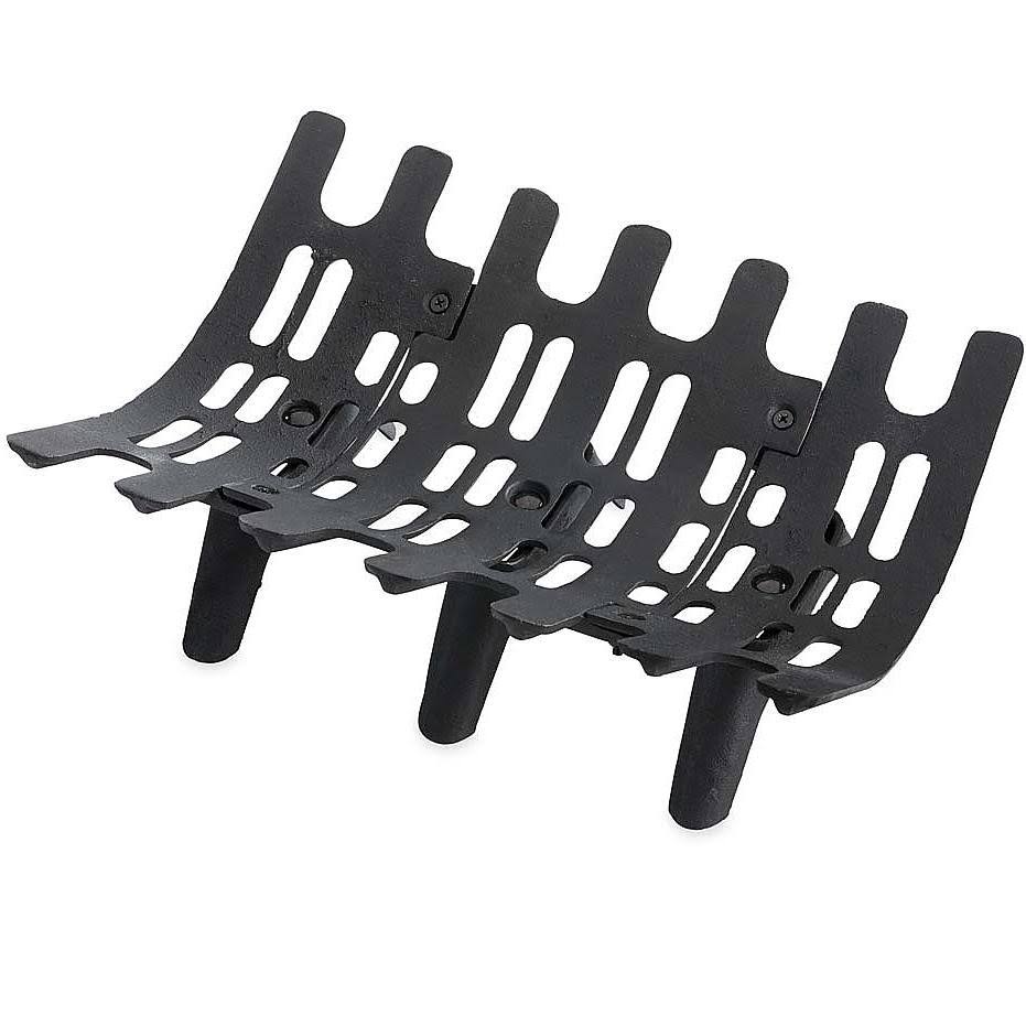 Large Cast Iron Deep-Bed Fireplace Grate