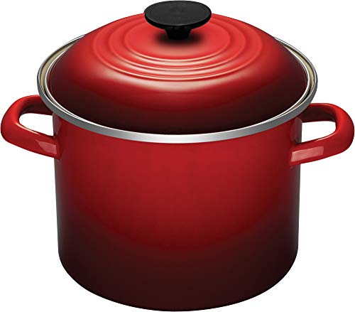 Le Creuset Enamel on Steel Stockpot, 10 qt., Olive