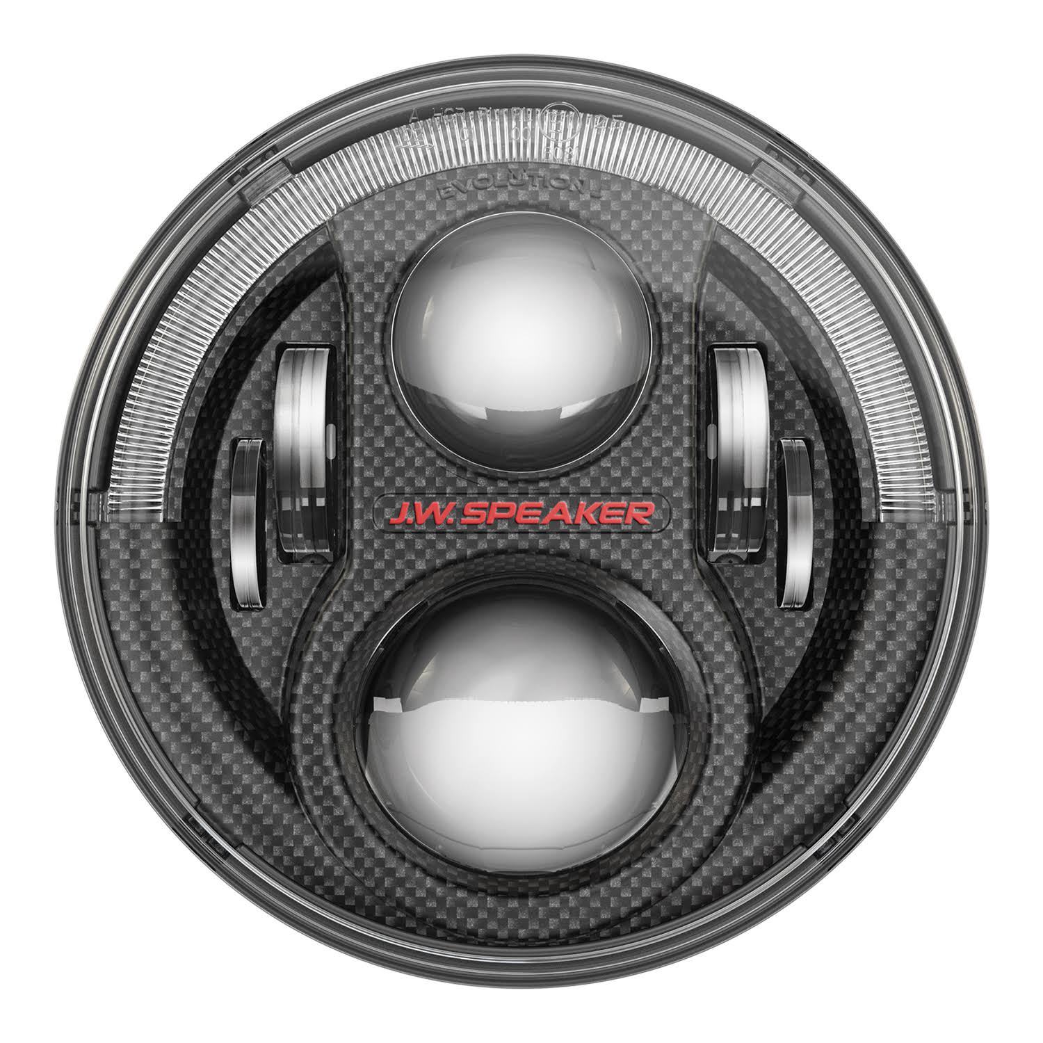 Jw Speaker 0553973 8700 Evo J2 Series LED Headlights (Carbon Fiber)
