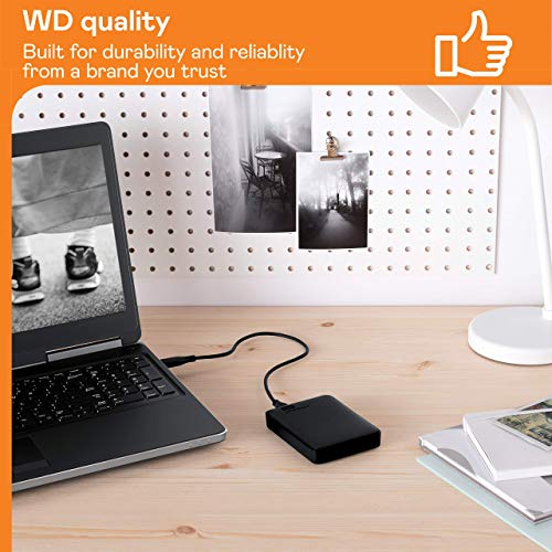 WD 5TB Elements Portable External Hard Drive, USB 3.0 - WDBU6Y0050BBK-WESN (Renewed)