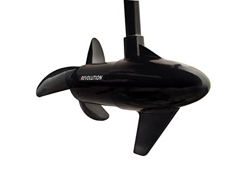 Pro Controll Revolution L-Type Freshwater Bow or Transom Mount Electric Trolling Motor, 50 lb Max Thrust, 36-inch Shaft