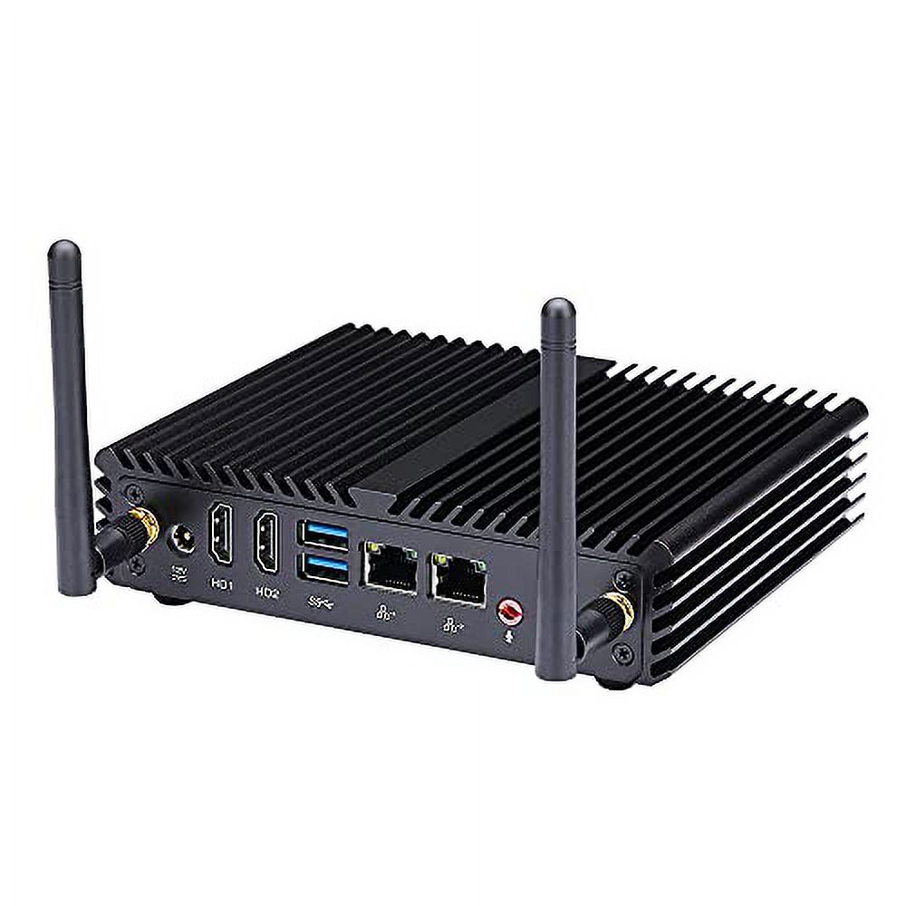Windows 10 Mini Desktop Computer Fanless CPU Intel Pentium J3710 Quad Core-8GB RAM 128GB SSD Dual Band WiFi/BT4.0