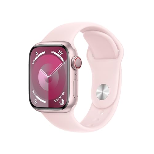 Apple Watch Series 9 [GPS 45mm] Midnight Aluminum Case with Midnight Sport Band, S/M (Renewed) - Radiant Selections